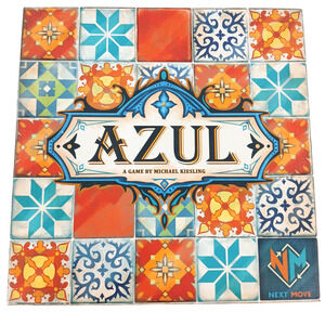 Azul Board Game by Plan B Games 2-4 Players 100 Resin Tiles ~ Kiesling NEW
